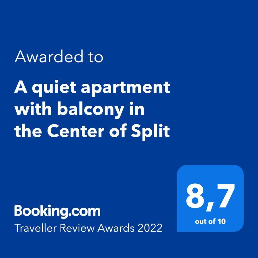 A Quiet Apartment With Balcony In ספליט מראה חיצוני תמונה